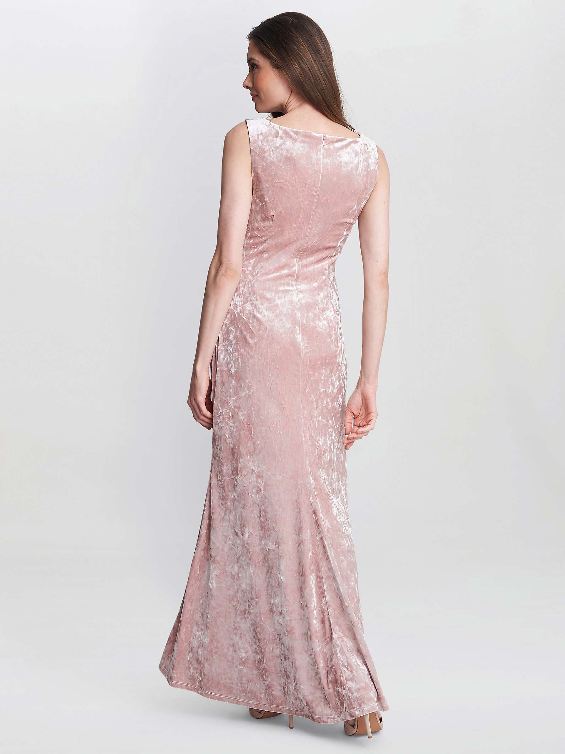 Buy Gina Bacconi Talia Crushed Velvet Maxi Dress Online at johnlewis.com