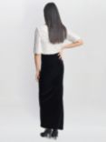 Gina Bacconi Matilyn Sequin Maxi Dress, Black/Ivory