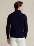 Polo Ralph Lauren Wool Blend Cable Knit Quarter Zip Jumper