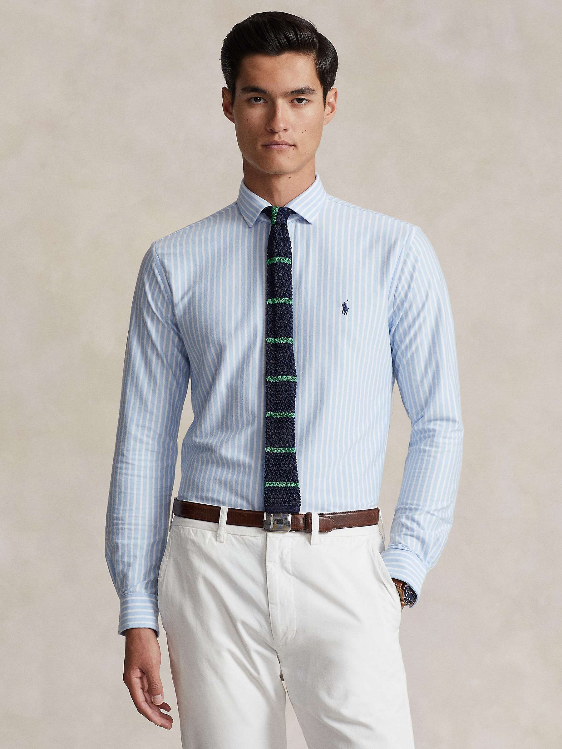 Buy Polo Ralph Lauren Striped Jersey Shirt Online at johnlewis.com