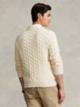 Polo Ralph Lauren Long Sleeve Cable Knit Jumper, Andover Cream