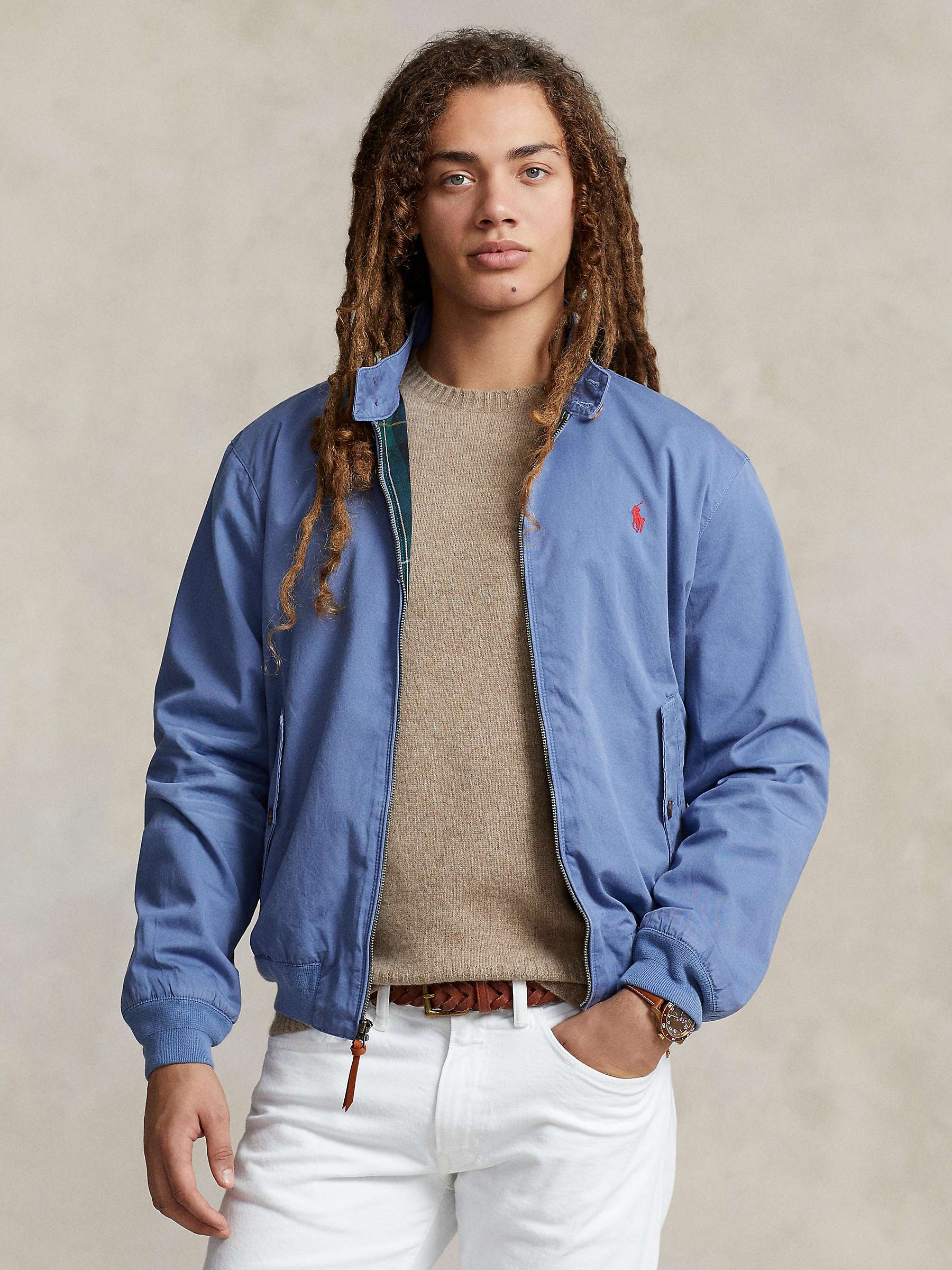 Buy Polo Ralph Lauren City Windbreaker Jacket, Blue Online at johnlewis.com