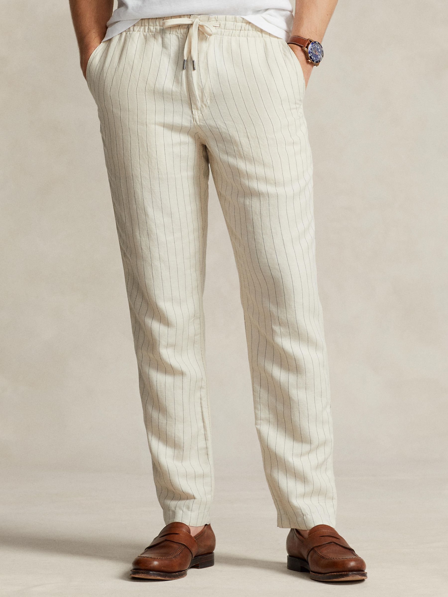 LAUREN Ralph Lauren Plus Size Linen Drawcord Pants