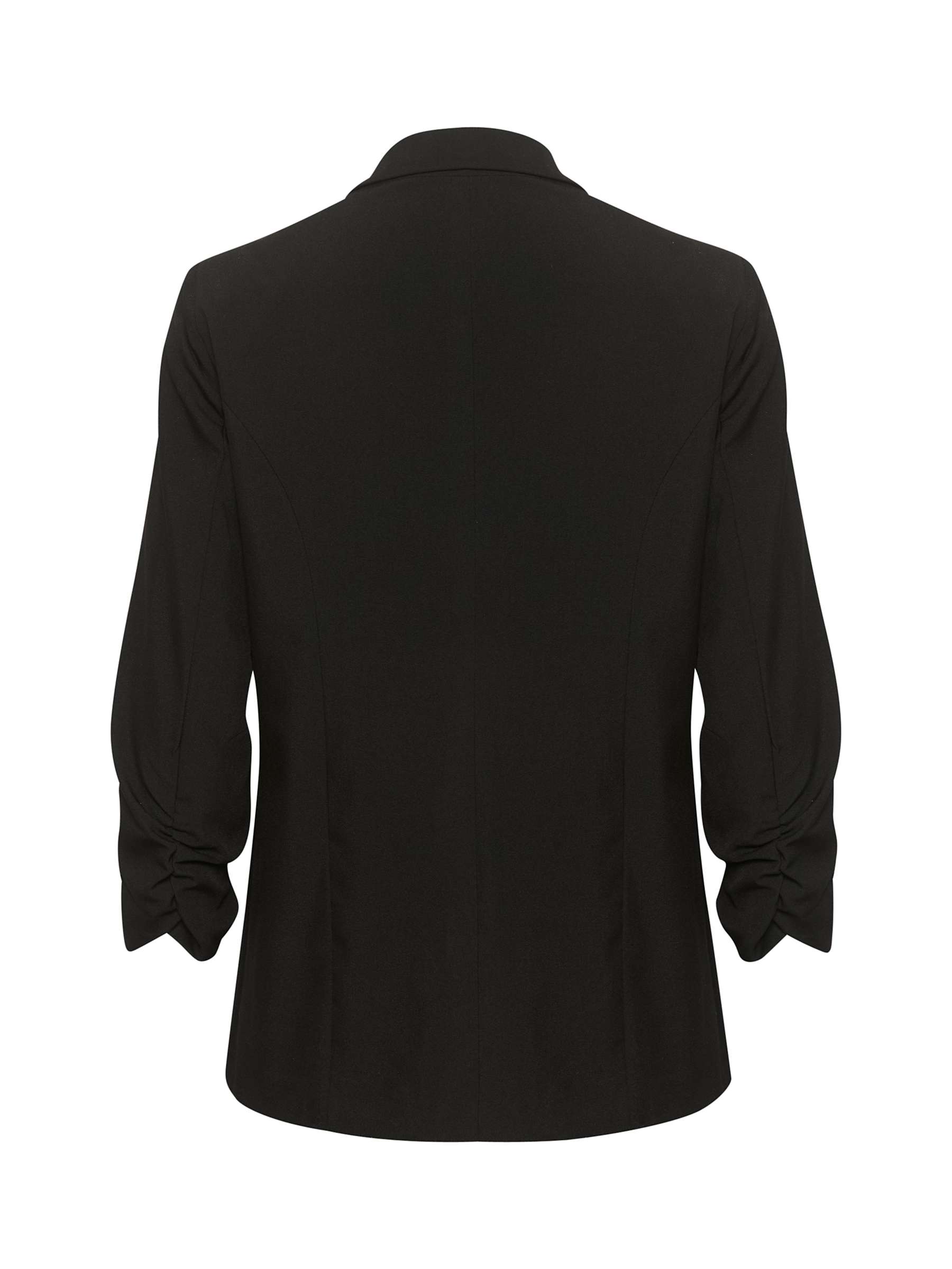 Buy KAFFE Anni 3/4 Sleeve Notch Lapel Blazer, Black Online at johnlewis.com