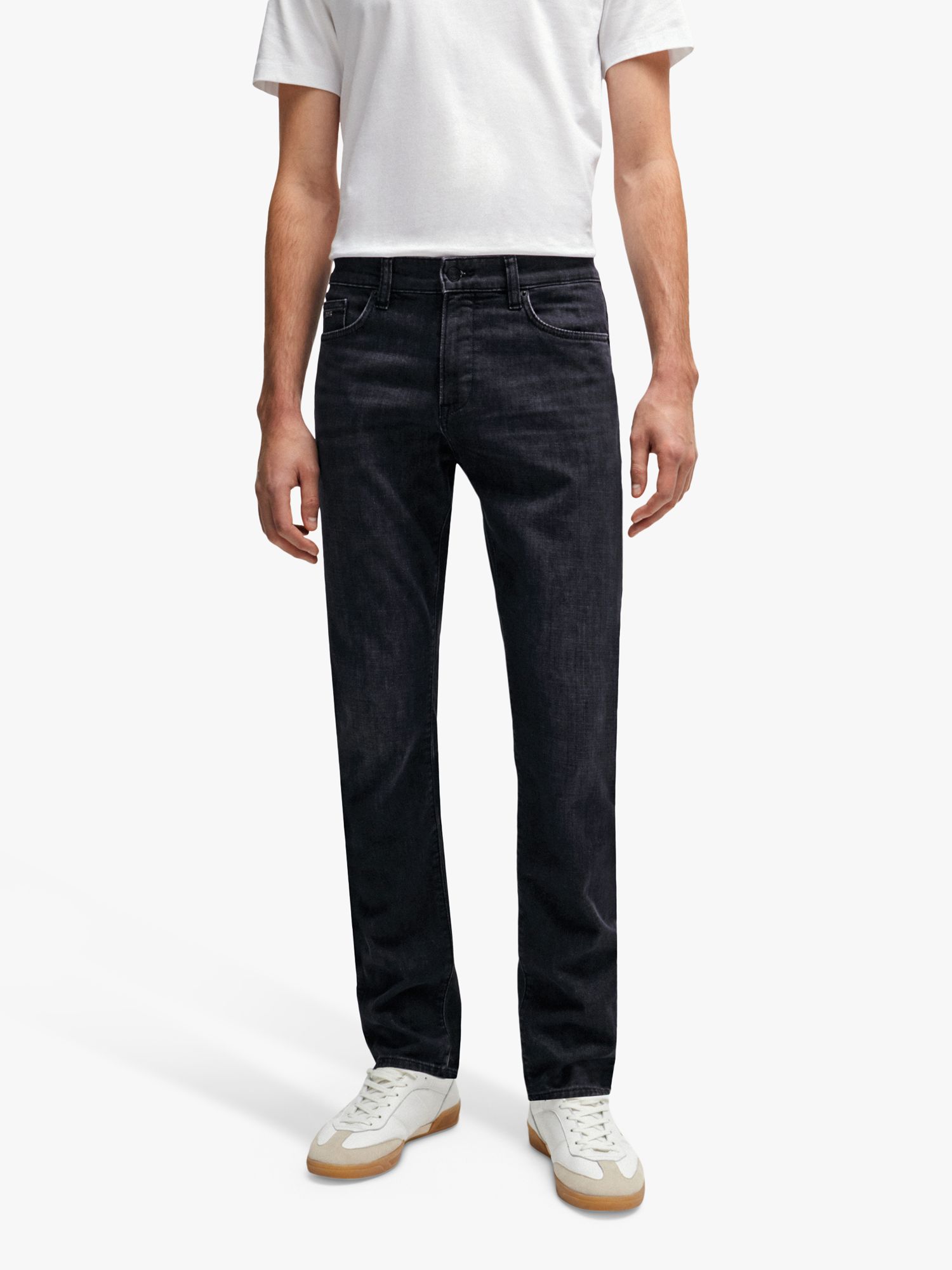 BOSS Delware Denim Jeans, Charcoal, 38R