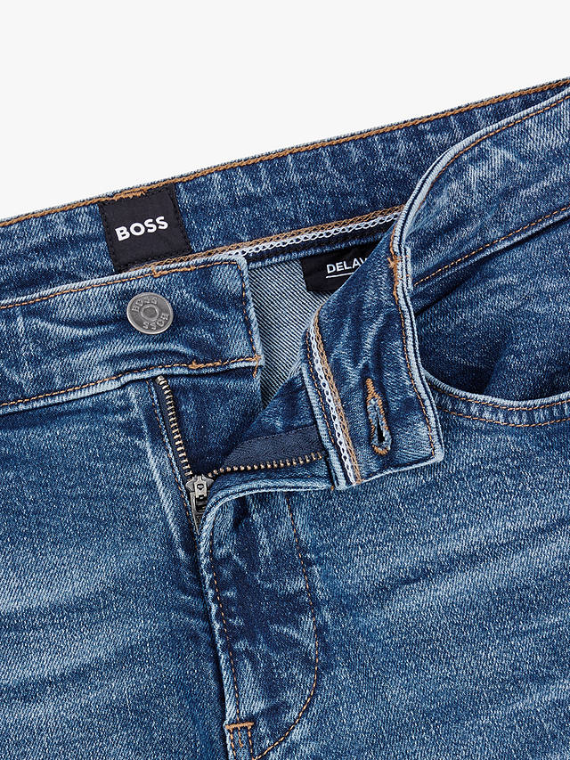 BOSS Delware Slim Fit Jeans, Blue