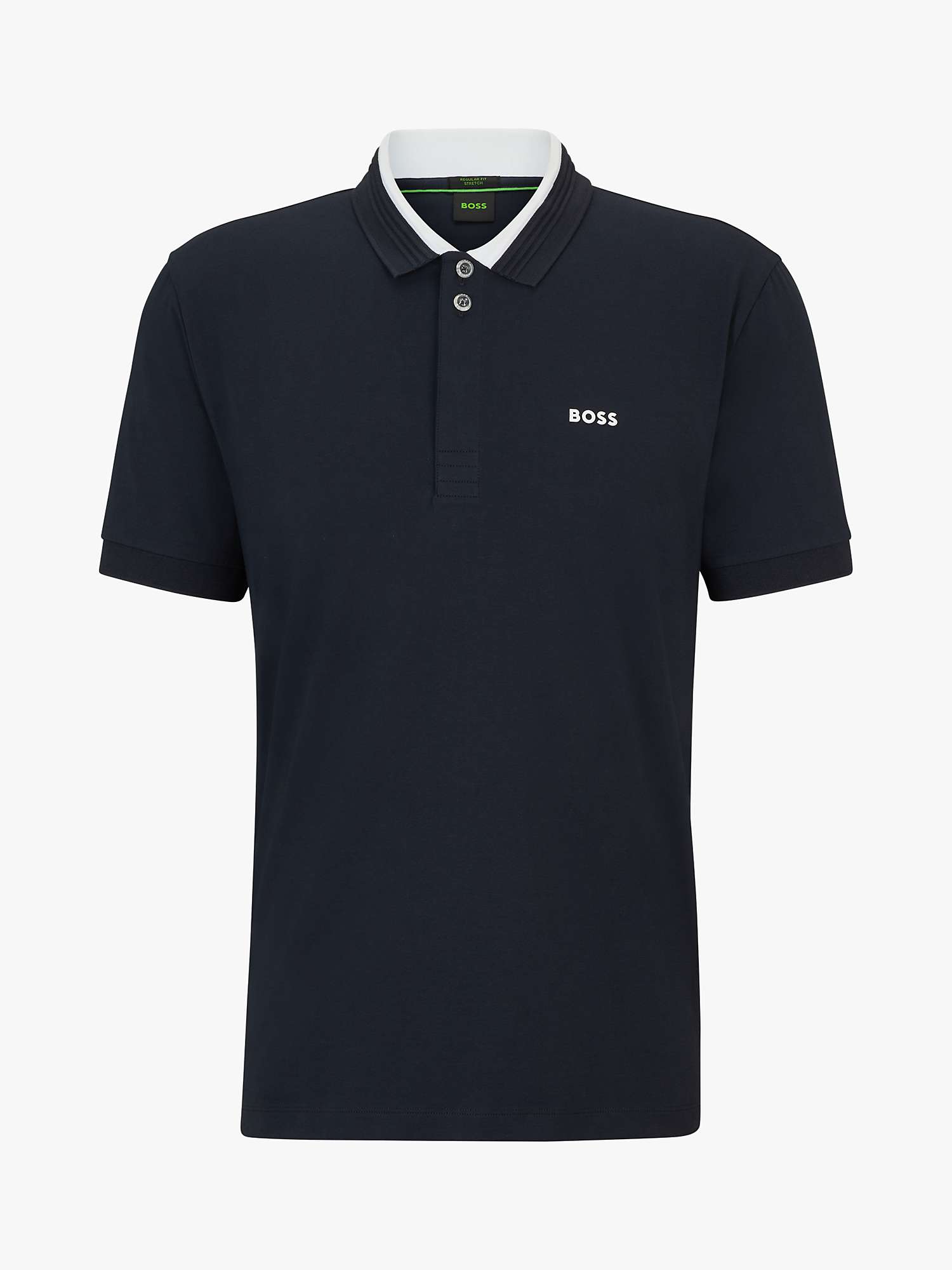 Buy BOSS Paddy 402 Polo Shirt, Dark Blue Online at johnlewis.com