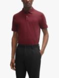 BOSS Pallas Regular Fit Polo Shirt, Dark Red