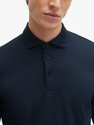 BOSS Pleins 24 Jersey Polo Shirt, Navy