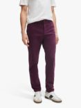 BOSS Cotton Tapered Chinos, Medium Purple