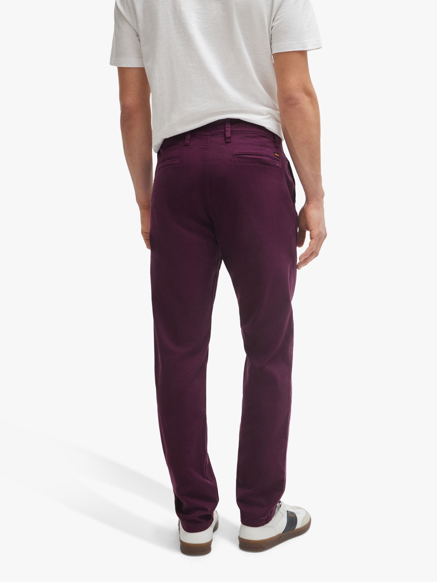 Buy BOSS Cotton Tapered Chinos Online at johnlewis.com