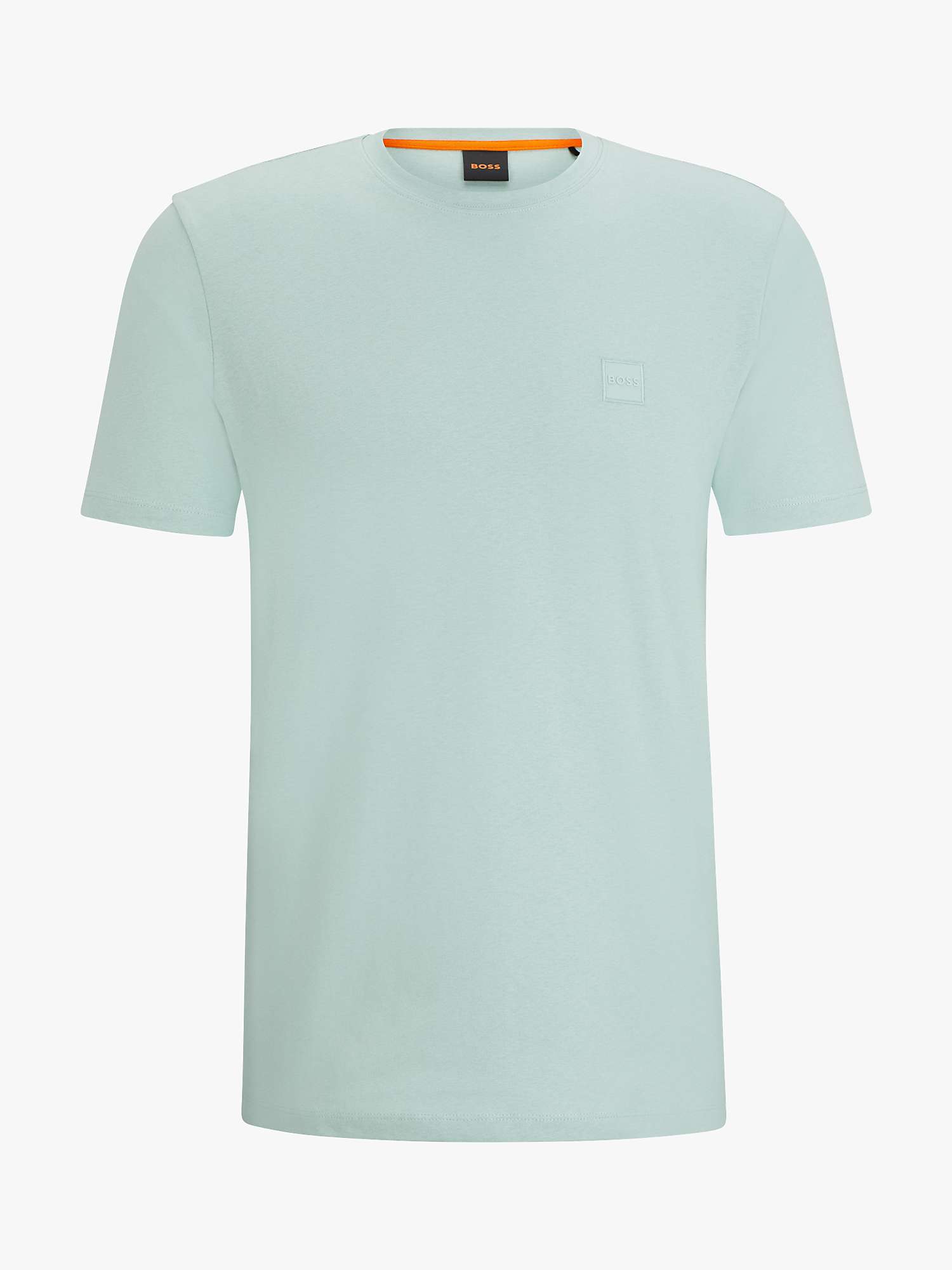 Buy BOSS Tales 446 Short Sleeve T-Shirt, Turquoise Online at johnlewis.com