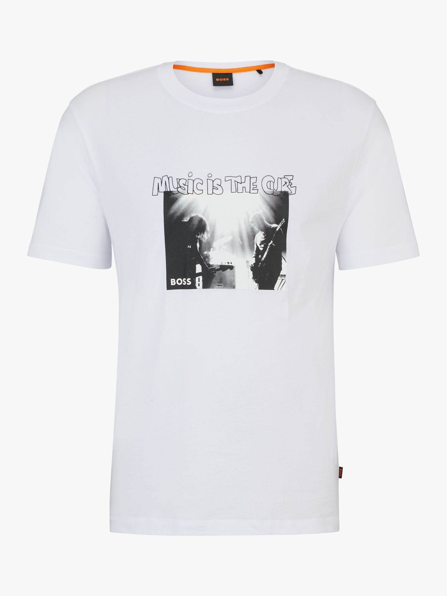 BOSS TeScorpion 101 Natural T-Shirt, White/Black, XXXL