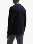 BOSS Long Sleeved Cotton T-Shirt, Dark Blue