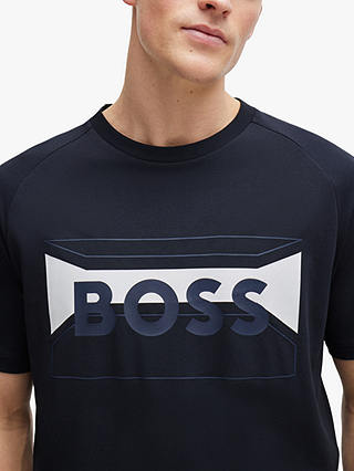 BOSS Tee 2 402 Short Sleeve T-Shirt, Dark Blue