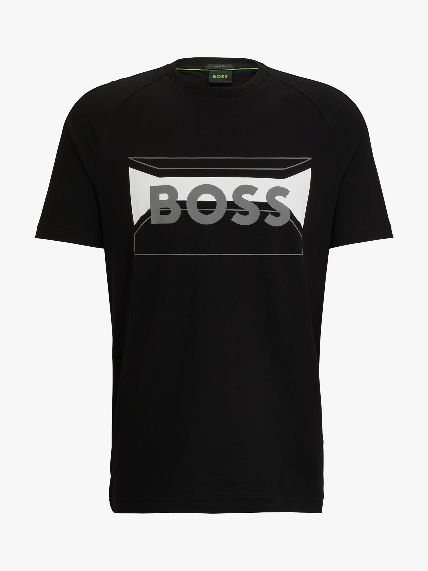 BOSS Tee 2 Short Sleeve T-Shirt, Black, M