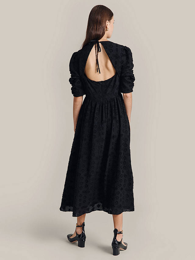 Ghost Corinne Midi Dress, Black