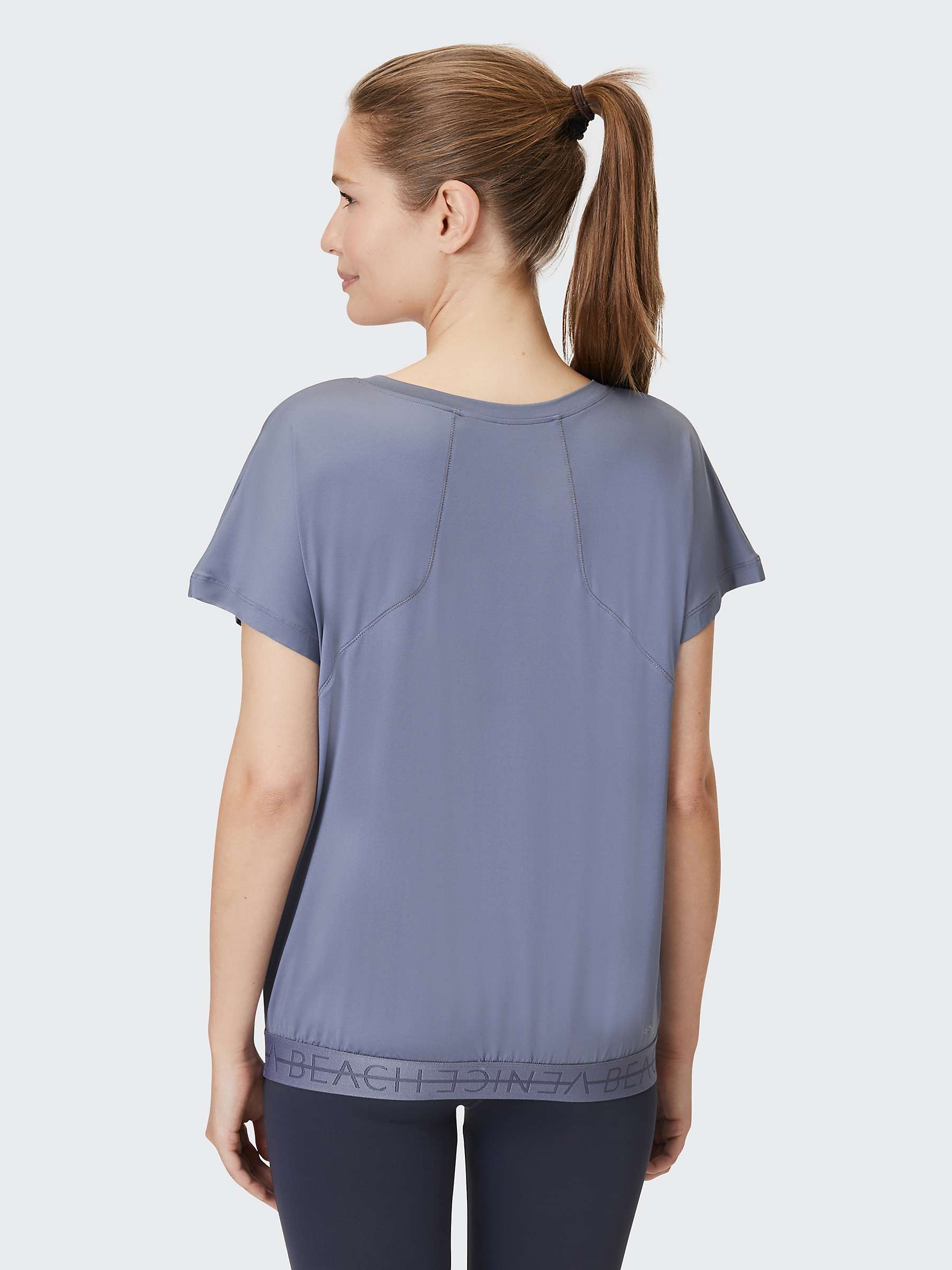Buy Venice Beach Melodie V-Neck Training T-Shirt, Mirage Grey Online at johnlewis.com