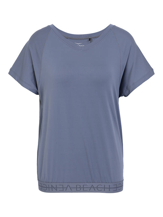 Venice Beach Melodie V-Neck Training T-Shirt, Mirage Grey