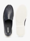 BOSS Sienne Leather Moccasin Loafers