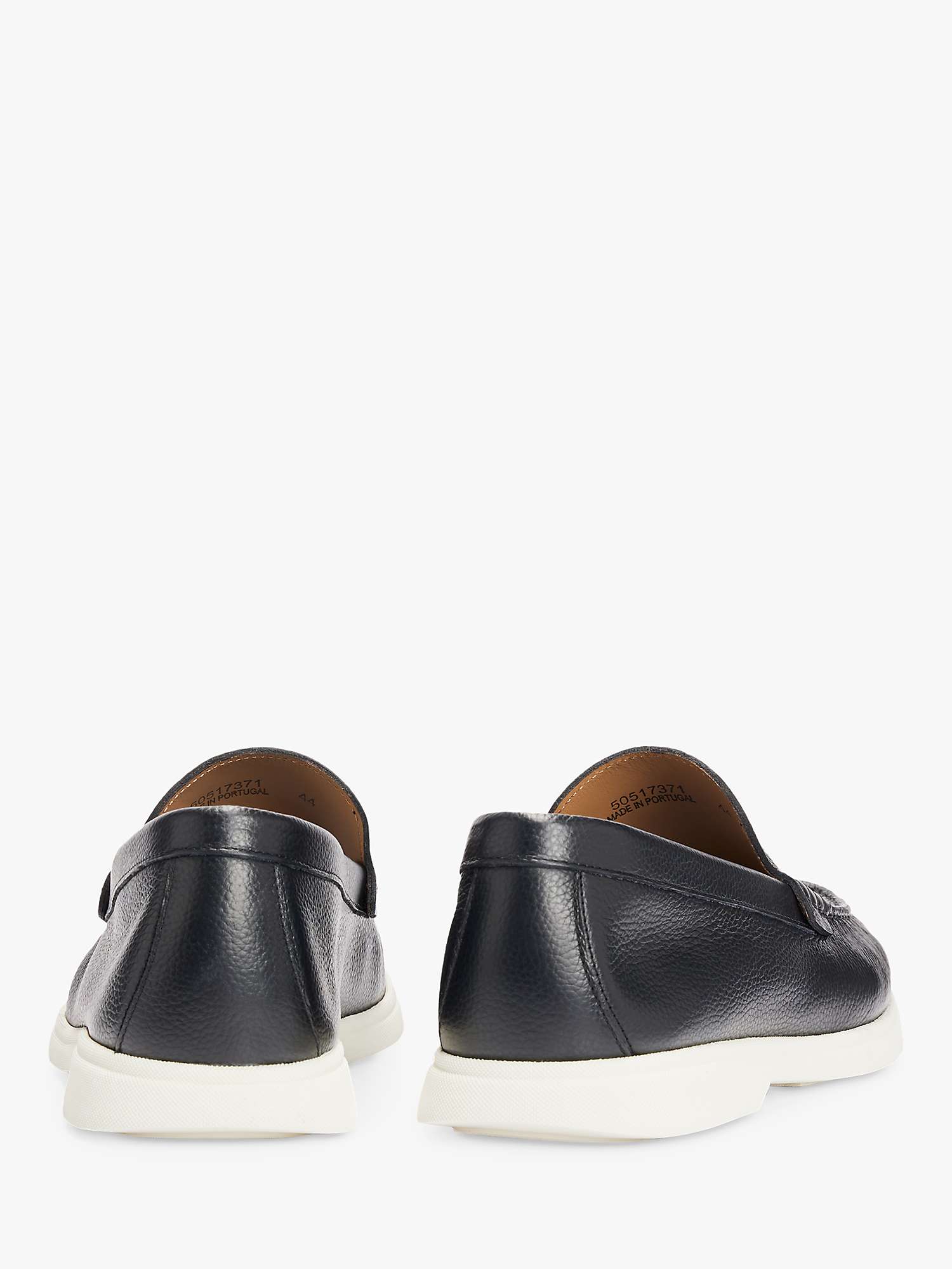 Buy BOSS Sienne Leather Moccasin Loafers Online at johnlewis.com