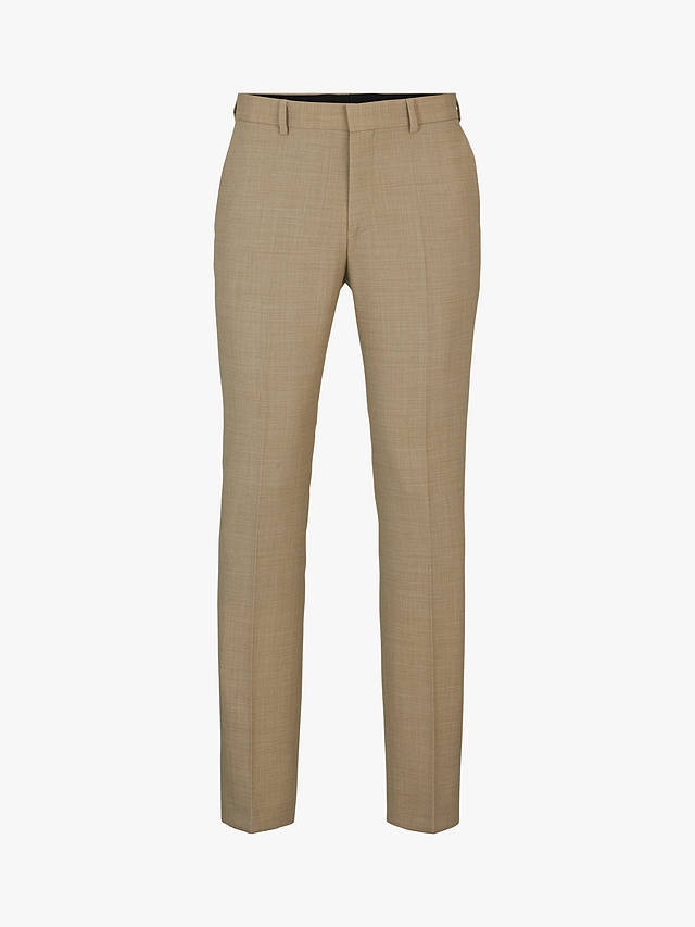 HUGO BOSS Leon Suit Trousers, Medium Beige