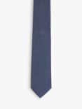 BOSS Silk Geometric Tie, Dark Blue