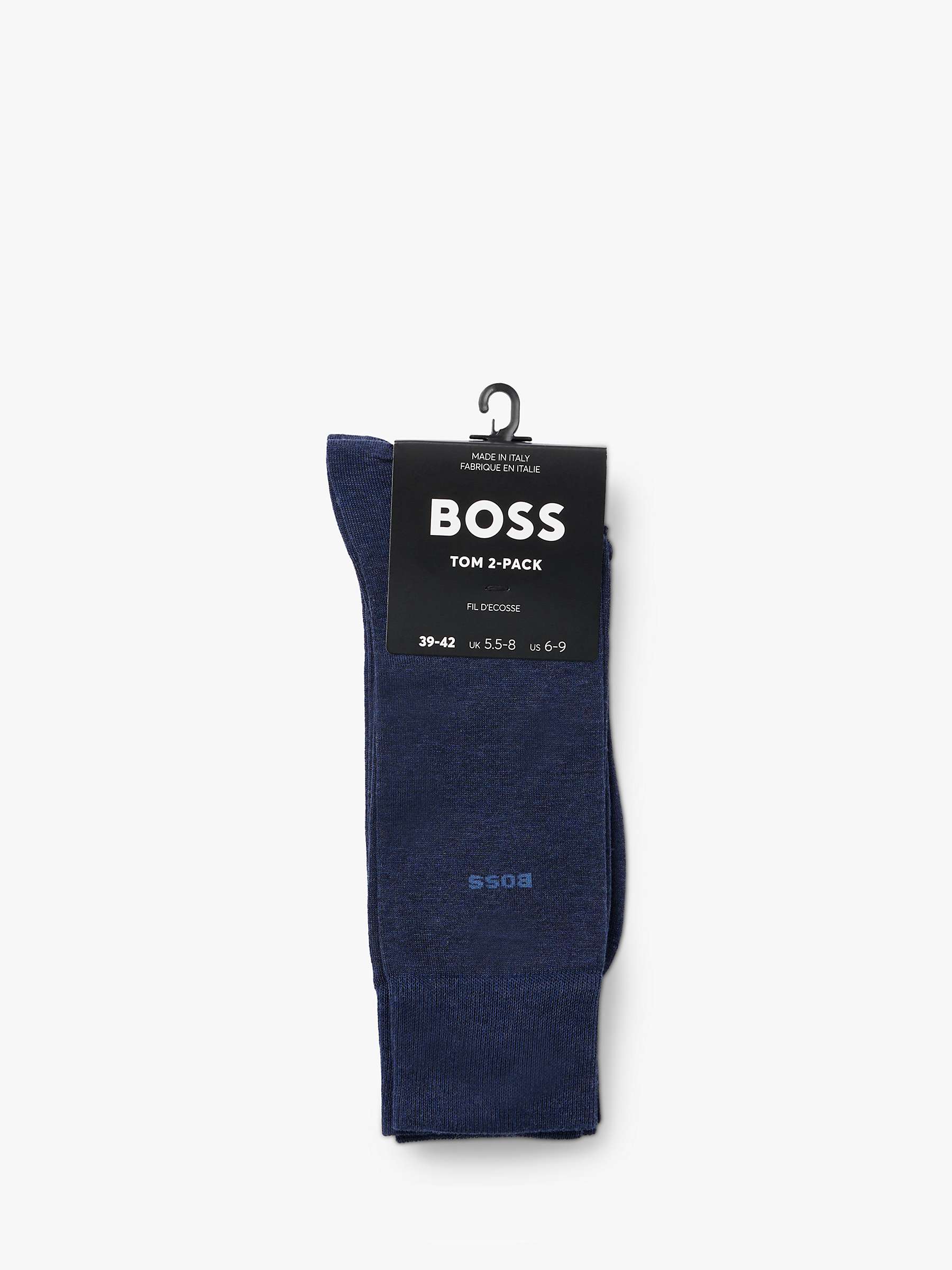 Buy BOSS Tom Regular Socks, Pack of 2 Online at johnlewis.com