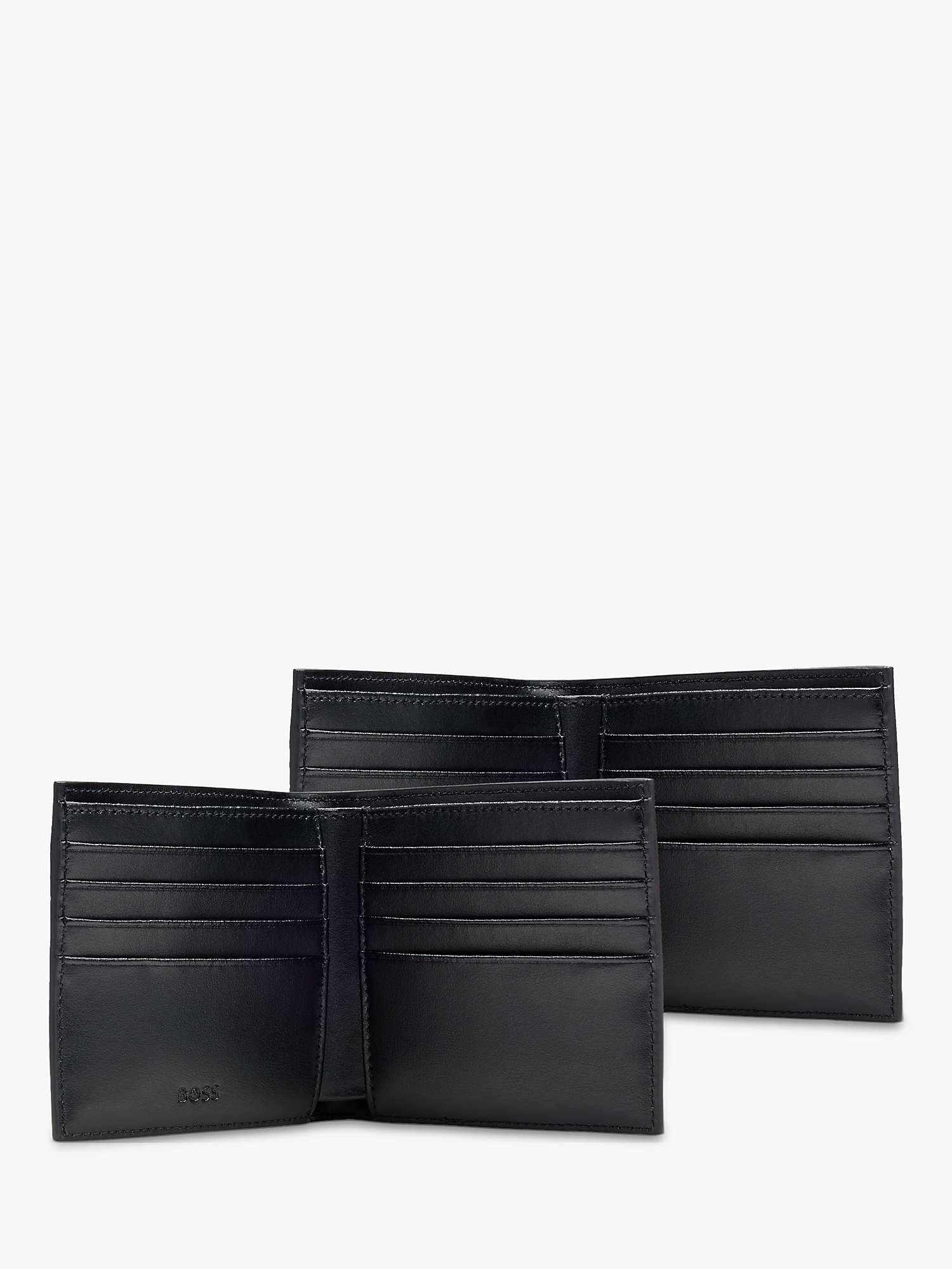 Buy BOSS Wallet Gift Box, Black Online at johnlewis.com
