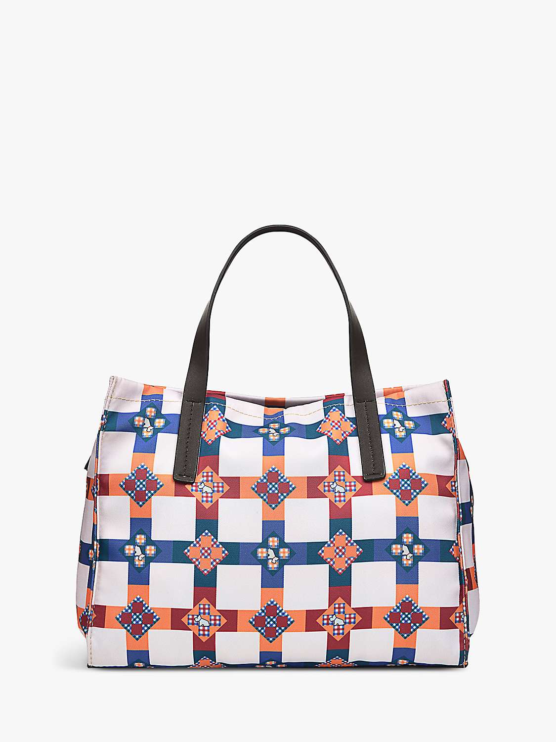 Buy Radley Finsbury Park Patchwork Medium Grab Bag, Chalk Online at johnlewis.com