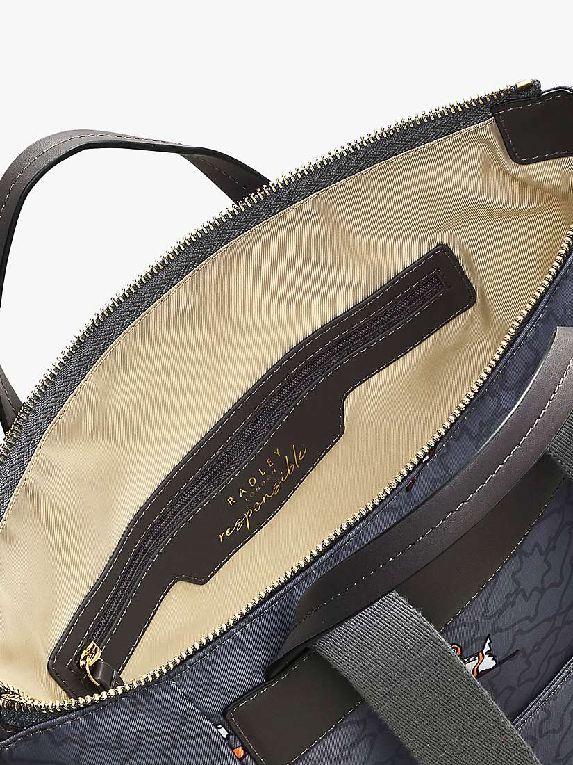 Buy Radley Heirloom Ski Dog Medium Zip-top Backpack, Cloud Burst Online at johnlewis.com