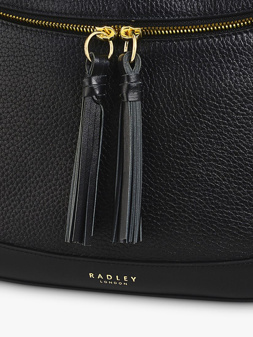 Buy Radley Milligan Street Medium Zip Shoulder Bag, Black Online at johnlewis.com