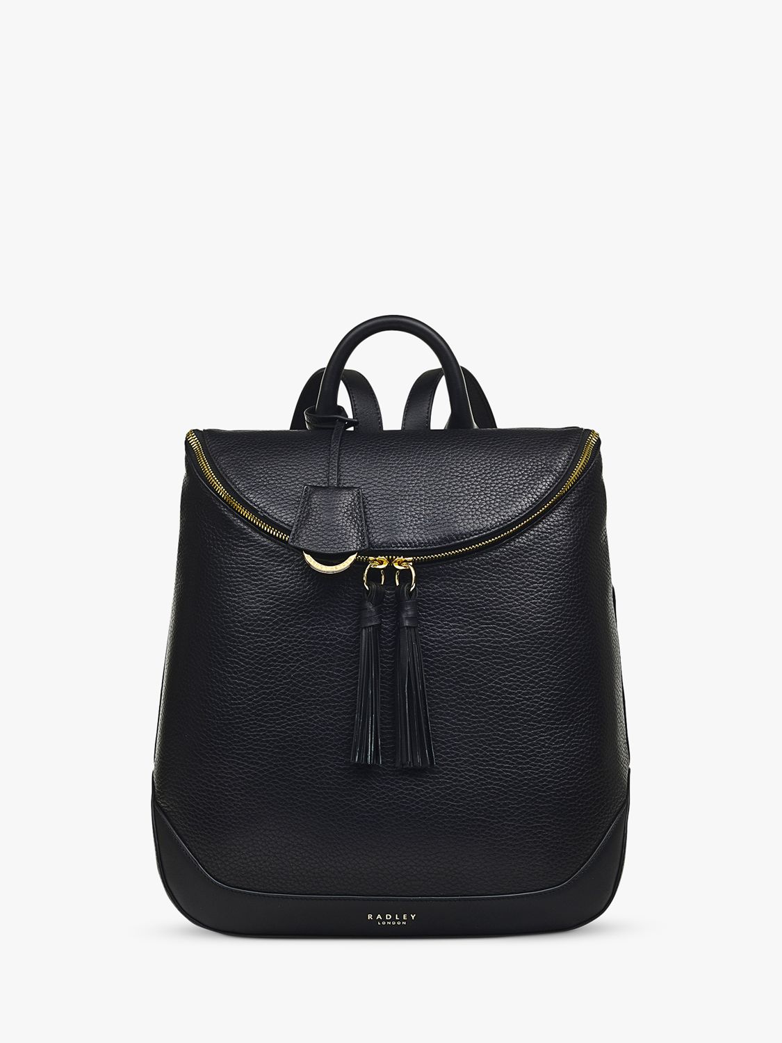 Radley Milligan Street Medium Zip Backpack, Black at John Lewis & Partners