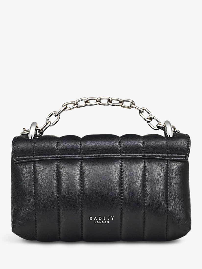 Radley Small Mill Bay Quilted Leather Padlock Detail Crossbody Bag, Black, One Size