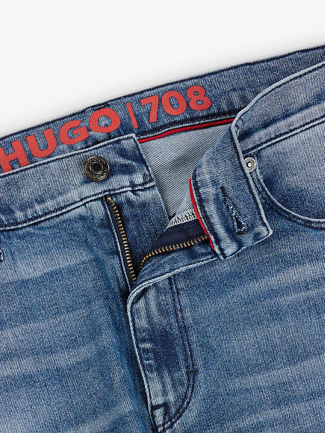 HUGO 708 Slim Fit Jeans, Blue