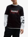 HUGO Dulive Cotton T-Shirt, Black