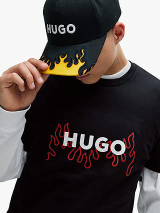 HUGO Dulive Cotton T-Shirt, Black