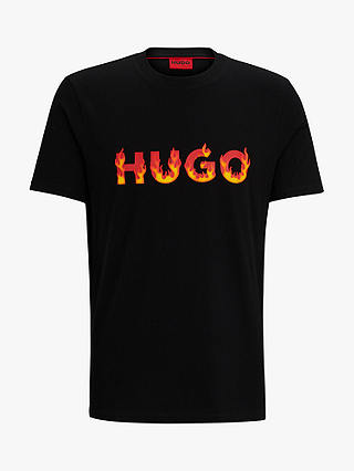 HUGO Danda Cotton T-Shirt, Black