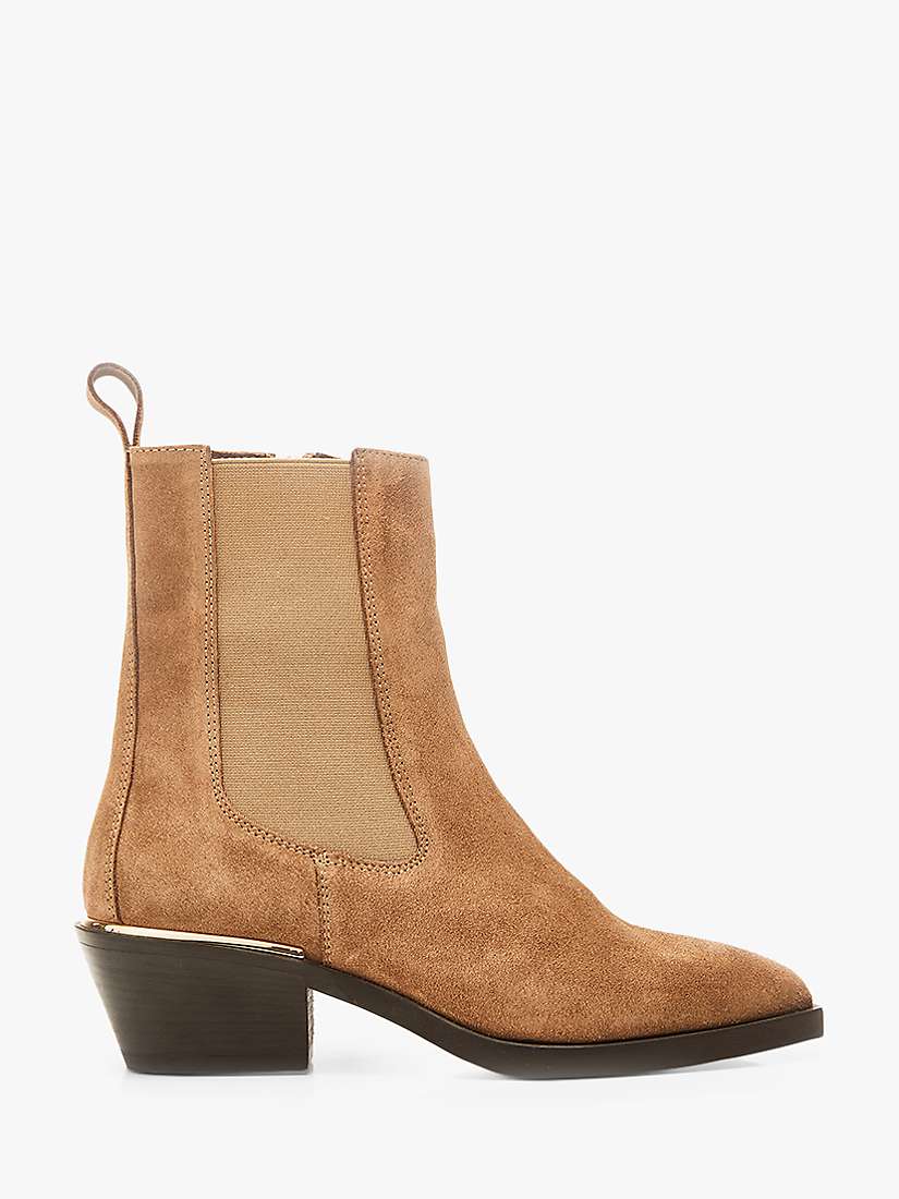 Buy Moda in Pelle Kaela Suede Ankle Boots, Taupe Online at johnlewis.com