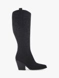 Moda in Pelle Skye Embellished Cowboy Boots, Black