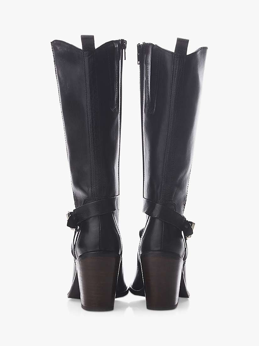 Buy Moda in Pelle Serana Buckle Detail Leather Knee Boots Online at johnlewis.com