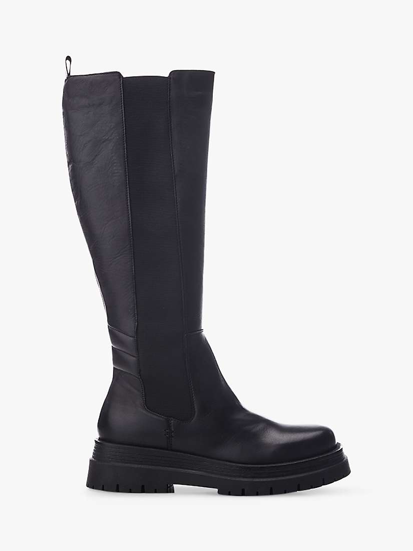 Buy Moda in Pelle Idoma Chealsea Knee Boots, Black Online at johnlewis.com