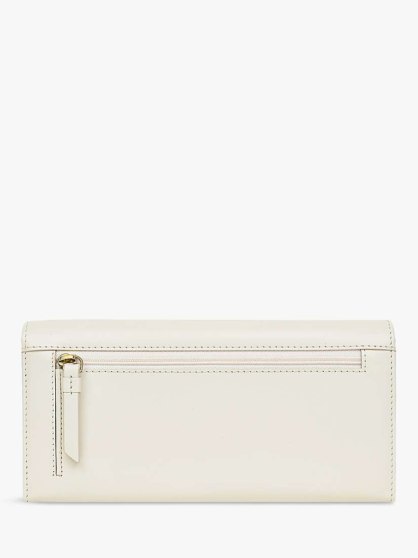 Buy Radley Ski Dogs Large Flapover Leather Matinee Purse, Chalk/Multi Online at johnlewis.com