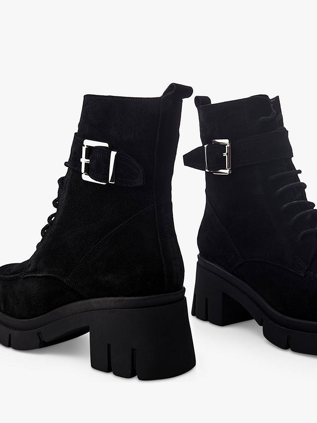 Moda in Pelle Arta Block Heel Boots, Black