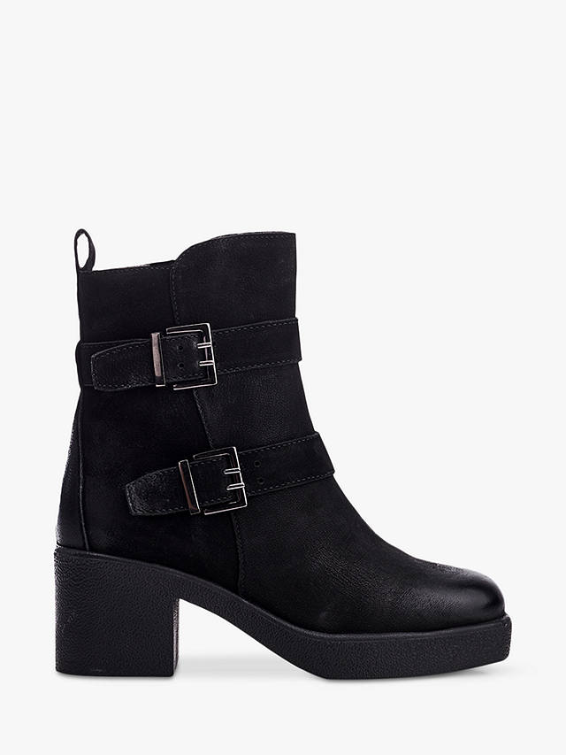 Moda in Pelle Sagitta Block Heel Boots, Black