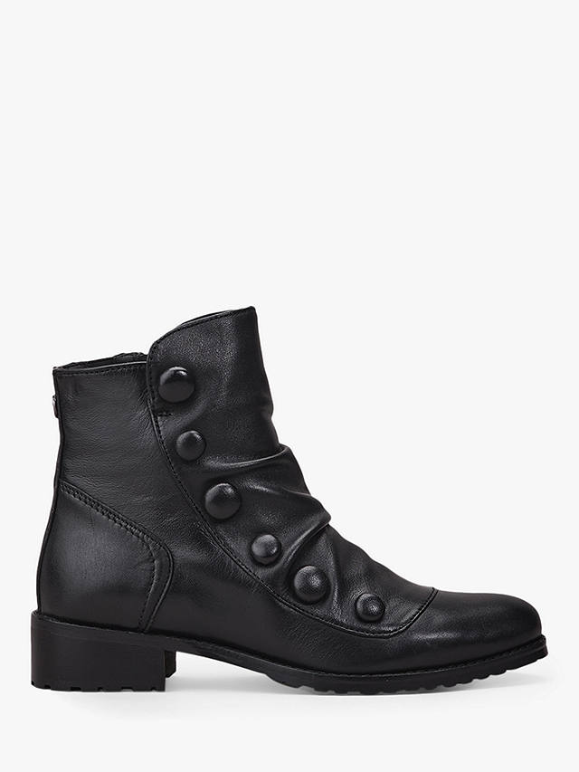 Moda in Pelle Bronwen Leather Ankle Boots, Black at John Lewis & Partners
