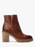 Moda in Pelle Casero Leather Ankle Boots, Tan