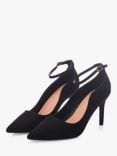 Moda in Pelle Cristel Suede Heel Sandals, Black