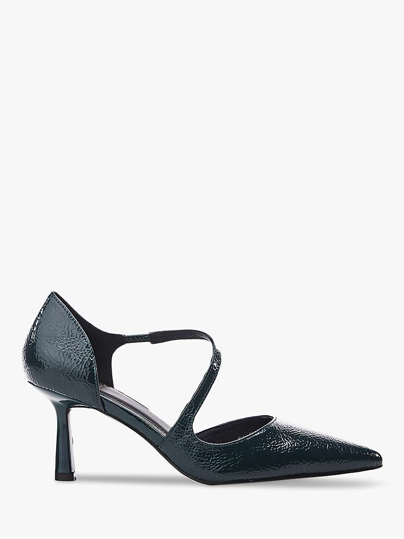 Moda in Pelle Daleiza Patent Court Shoes, Teal at John Lewis & Partners