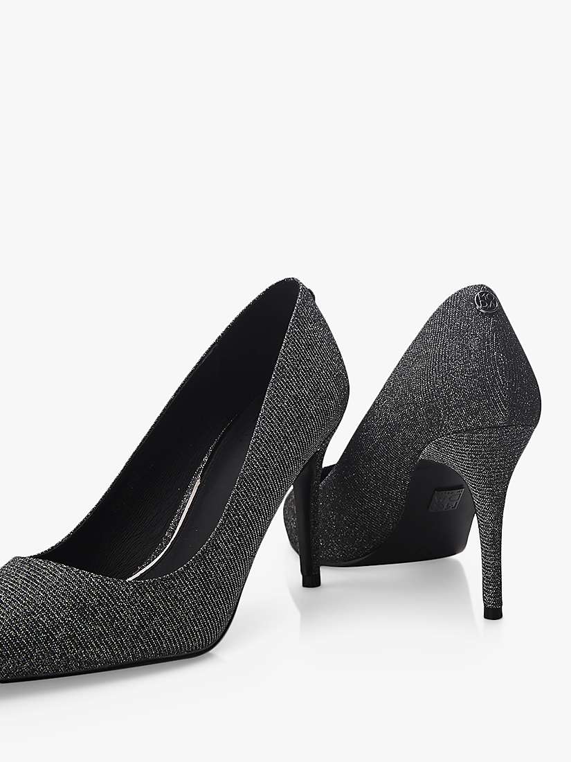 Buy Moda in Pelle Kaylah Stiletto Heel Court Shoes, Pewter Online at johnlewis.com
